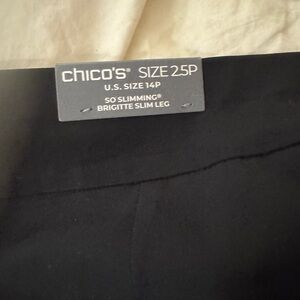 Chico's Black So Slimming Brigitte Pants